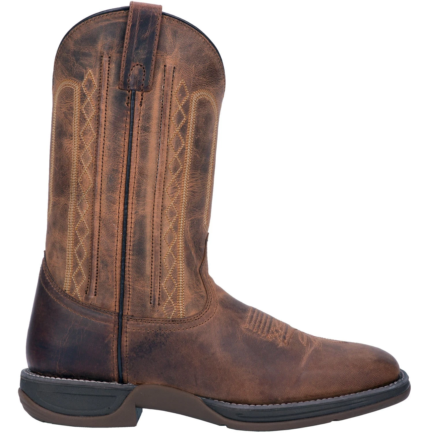Laredo Men's Brown Bennett Square Toe Boot 7454 3 Laredo Men's Brown Bennett Square Toe Boot 7454 - Image 3