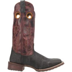 Dan Post Men's Isaac Black And Distressed Maroon Square Toe Boots 7965 -Ariat Boot Shop 01 7965 BK big 036fafdb 146f 49bd aa42 84b8c6736568