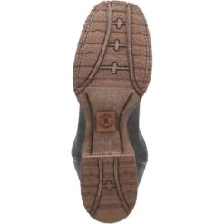 Dan Post Men's Isaac Black And Distressed Maroon Square Toe Boots 7965 -Ariat Boot Shop 01 7965 BK big e65598b9 e38e 4843 807d 151be655a3ac