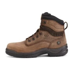 Ariat Men's FlexPro 6" Alamo Brown Composite Toe Work Boots 10012946 -Ariat Boot Shop 10012946 side