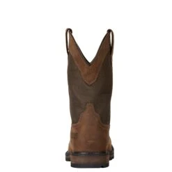 Ariat Men's Groundbreaker H2O Brown Square Toe Work Boots 10015812 -Ariat Boot Shop 10015812 heel
