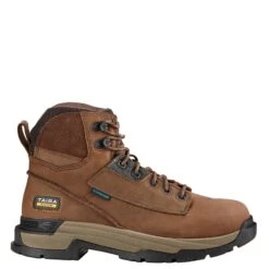 Ariat Men's Brown Mastergrip 6" H2O Waterproof Work Boot 10017421 -Ariat Boot Shop 10017421 side