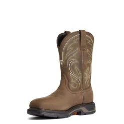Ariat Men's WorkHog XT Cottonwood Brown Carbon Toe Work Boots 10038318 11 Ariat Men's WorkHog XT Cottonwood Brown Carbon Toe Work Boots 10038318 -Ariat Boot Shop 10038318 medial