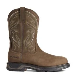 Ariat Men's WorkHog XT Cottonwood Brown Carbon Toe Work Boots 10038318 9 Ariat Men's WorkHog XT Cottonwood Brown Carbon Toe Work Boots 10038318 -Ariat Boot Shop 10038318 side