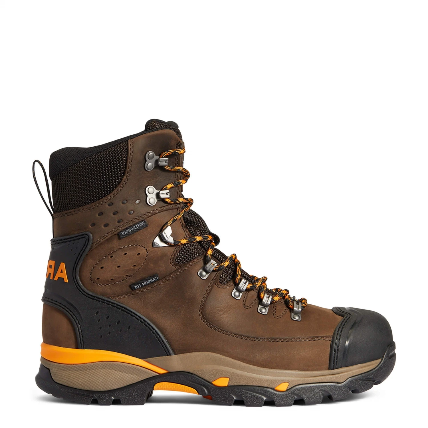 Ariat Men's Endeavor 8" H2O Carbon Toe Chocolate Brown Boots 10038373 4 Ariat Men's Endeavor 8" H2O Carbon Toe Chocolate Brown Boots 10038373 - Image 4