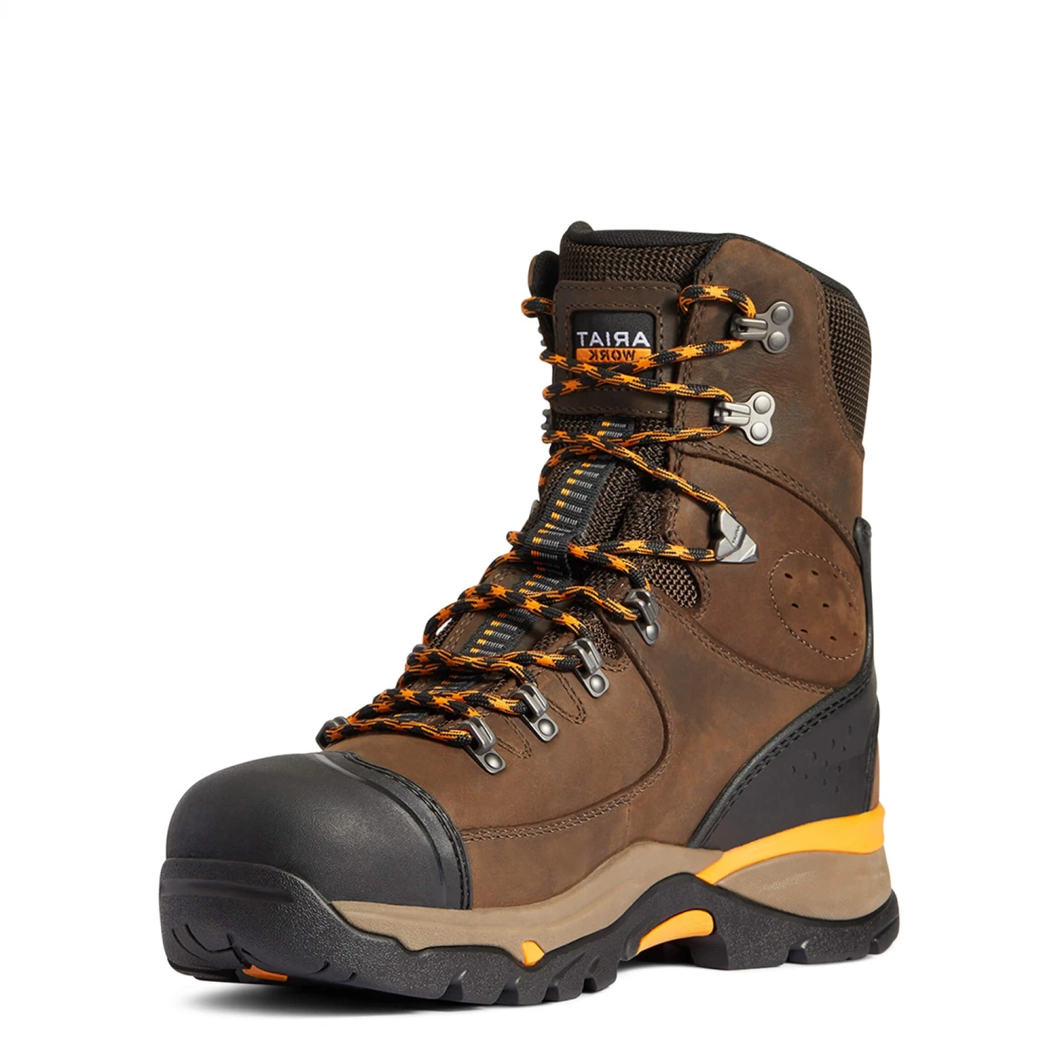 Ariat Men's Endeavor 8" H2O Carbon Toe Chocolate Brown Boots 10038373 6 Ariat Men's Endeavor 8" H2O Carbon Toe Chocolate Brown Boots 10038373 - Image 6