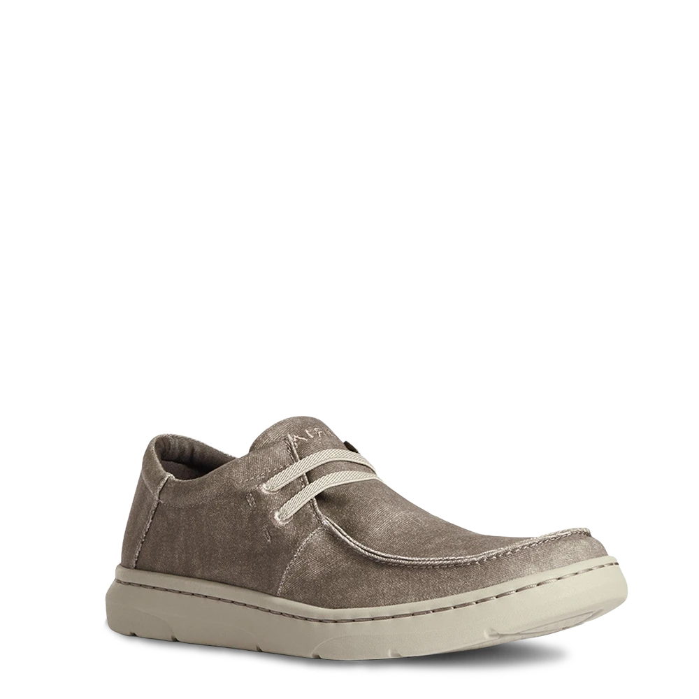 Ariat Men's Hilo Stretch Brown Canvas Shoes 10038389 1 Ariat Men's Hilo Stretch Brown Canvas Shoes 10038389