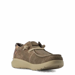 Ariat Men's Hilo Stretch Lace Dark Tan & Rust Aztec Shoe 10040445