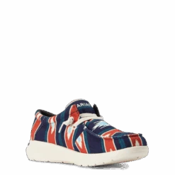 Ariat® Men's Hilo Flex Chimayo Cristo Navy Slip On Shoes 10042581