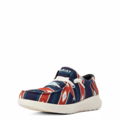 Ariat® Men's Hilo Flex Chimayo Cristo Navy Slip On Shoes 10042581 -Ariat Boot Shop 10042581g