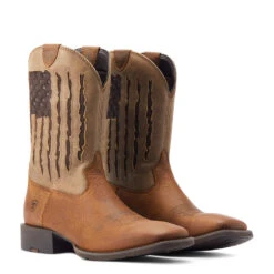Ariat® Men's Sport My Country VentTEK™ Faithful Brown Boots 10044564 13 Ariat® Men's Sport My Country VentTEK™ Faithful Brown Boots 10044564 -Ariat Boot Shop 10044564 pair