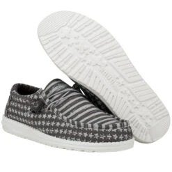 Hey Dude Men's Wally Patriotic Grey Shoes 110063196 -Ariat Boot Shop 110063196 WALLY GREYED PATRIOTIC 03