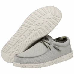 Hey Dude Men's Wally Sox Fog Shoes 110353080 -Ariat Boot Shop 110353080 WALLY SOX FOG LEFT 3 1