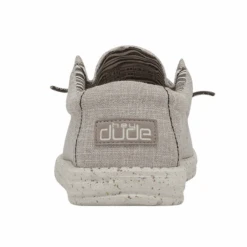 Hey Dude® Men's Wally Eco Linen Beige Slip On Shoes 112470521 -Ariat Boot Shop 112470521b