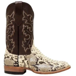 Cowtown Men’s Square Toe Python Boot Q818 -Ariat Boot Shop 12 16812c84 c18d 42aa bbee 2ea3e0ab319b