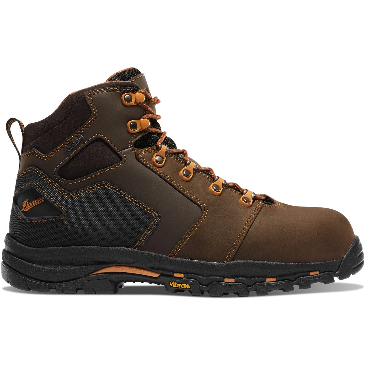Danner Men's Vicious 4.5" Brown & Orange Composite Toe Boots 13860 4 Danner Men's Vicious 4.5" Brown & Orange Composite Toe Boots 13860 - Image 4
