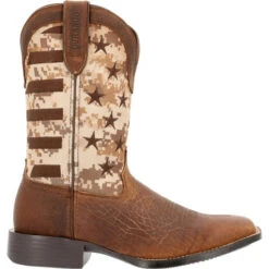 Durango Men's Brown Flag Pattern 11" Western Boots DDB0397 -Ariat Boot Shop 20210623094840 599dac82 me