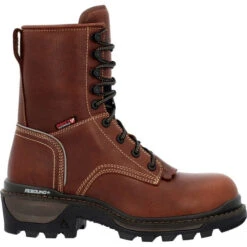Rocky Men's Rams Horn Waterproof Brown Leather Work Boots RKK0397 -Ariat Boot Shop 20220117074850 5f37ce39 me