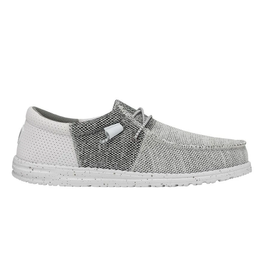 Hey Dude Men's Wally Tri Stone White Slip On Shoes 40037-1KA 4 Hey Dude Men's Wally Tri Stone White Slip On Shoes 40037-1KA - Image 4