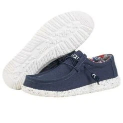 Hey Dude Men's Wally Stretch Blue Shoes 110382600 -Ariat Boot Shop 57 24bb66e9 7db7 4021 83aa 1fb27cd60b49