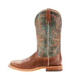 Ariat® Men's Range Boss Diamondback Tan & Cool Blue Boots 10025114 -Ariat Boot Shop 57 436b940b c8db 4a24 b809 9199cea2e8ac