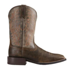 Ariat Men's Sport Western Brooklyn Brown/Ashes Boots 10019958 -Ariat Boot Shop 57 633eeb8d e3ed 4374 9a30 f4db420f6492