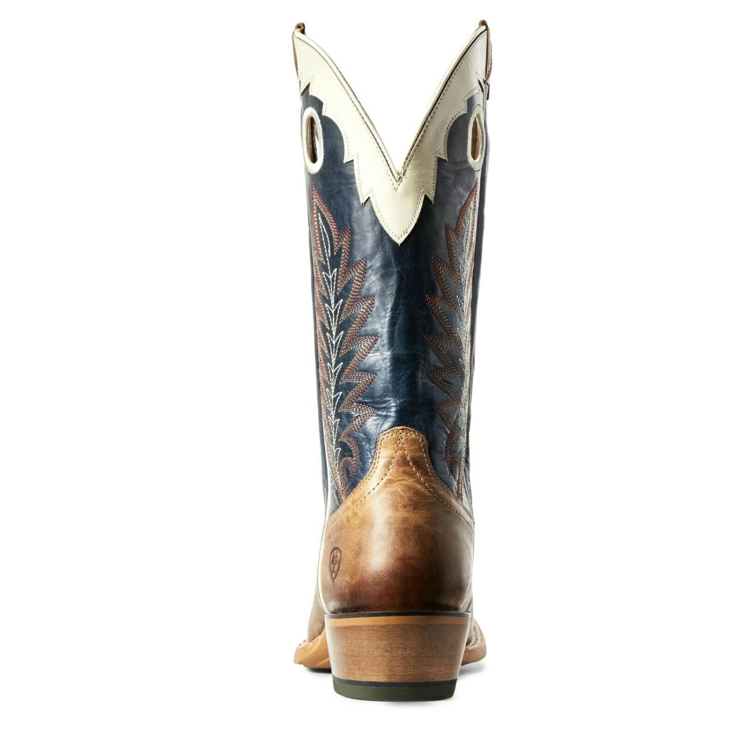 Ariat® Men's Dusted Wheat & Navy Real Deal Boots 10029694 3 Ariat® Men's Dusted Wheat & Navy Real Deal Boots 10029694 - Image 3