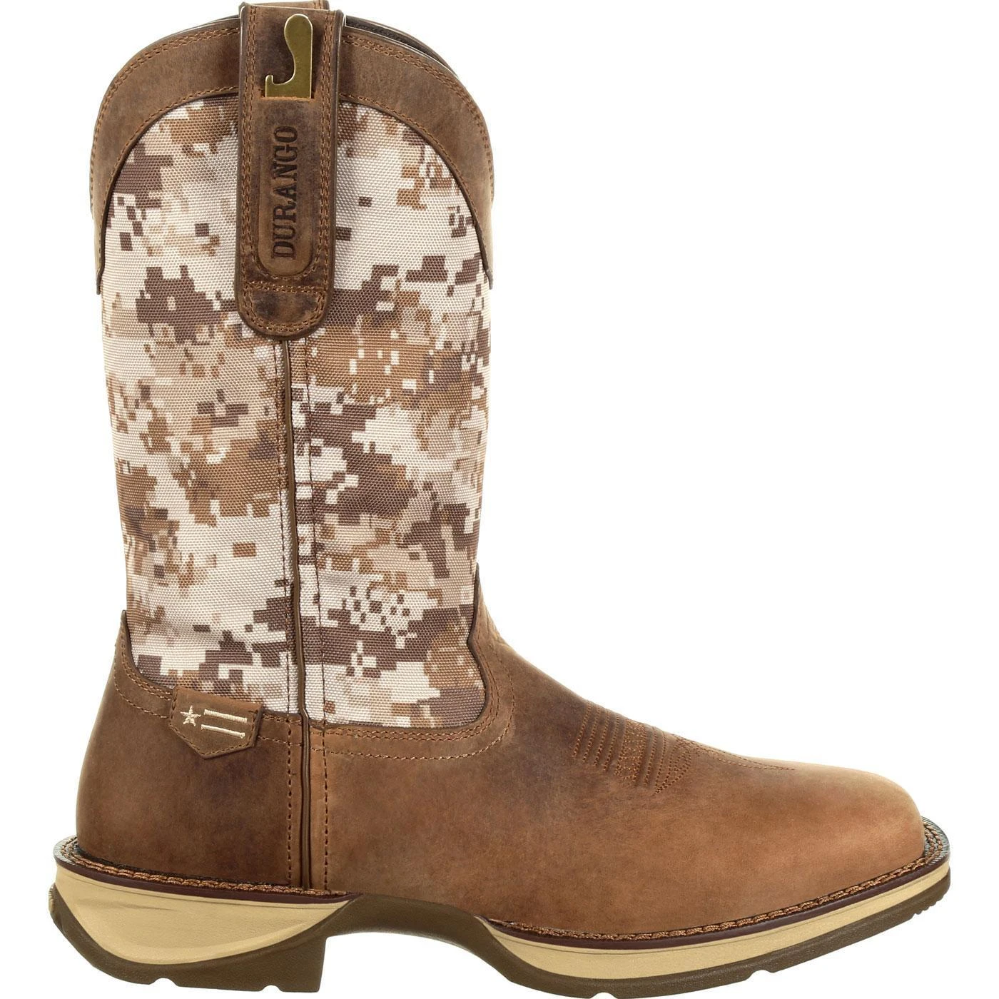 Durango Men's Rebel Desert Camo Dusty Brown Square Toe Boots DDB0166 3 Durango Men's Rebel Desert Camo Dusty Brown Square Toe Boots DDB0166 - Image 3
