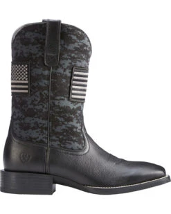 Ariat® Men's Black Sport Patriot Square Toe Boot 10023361 -Ariat Boot Shop 57 8f3162b5 830e 4bdc 93e8 793f87456685