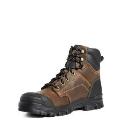 Ariat® Men's Treadfast 6" Steel Toe Brown Leather Work Boots 10034671 -Ariat Boot Shop 57 ac7b4538 c8ba 4419 80a5 f054ff6246f5