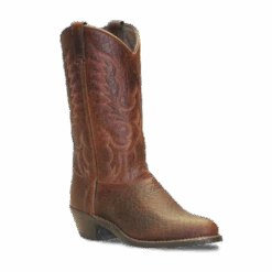 Abilene Men's 12" Bison Antique Brown Western Boots 6404