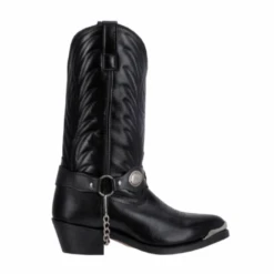 Dan Post Laredo® Men's Tallahassee Round Toe Black Western Boots 6770-BK -Ariat Boot Shop 6770 BK 2
