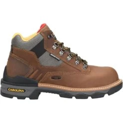 Carolina Men's 5" Constructer Waterproof Composite Toe Brown Hiker Boots CA7832 -Ariat Boot Shop CR CA7832 DBR2