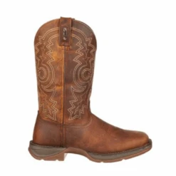 Durango® Men's 12" Western Brown Square Toe Work Boots DB4343 -Ariat Boot Shop DB4343 6