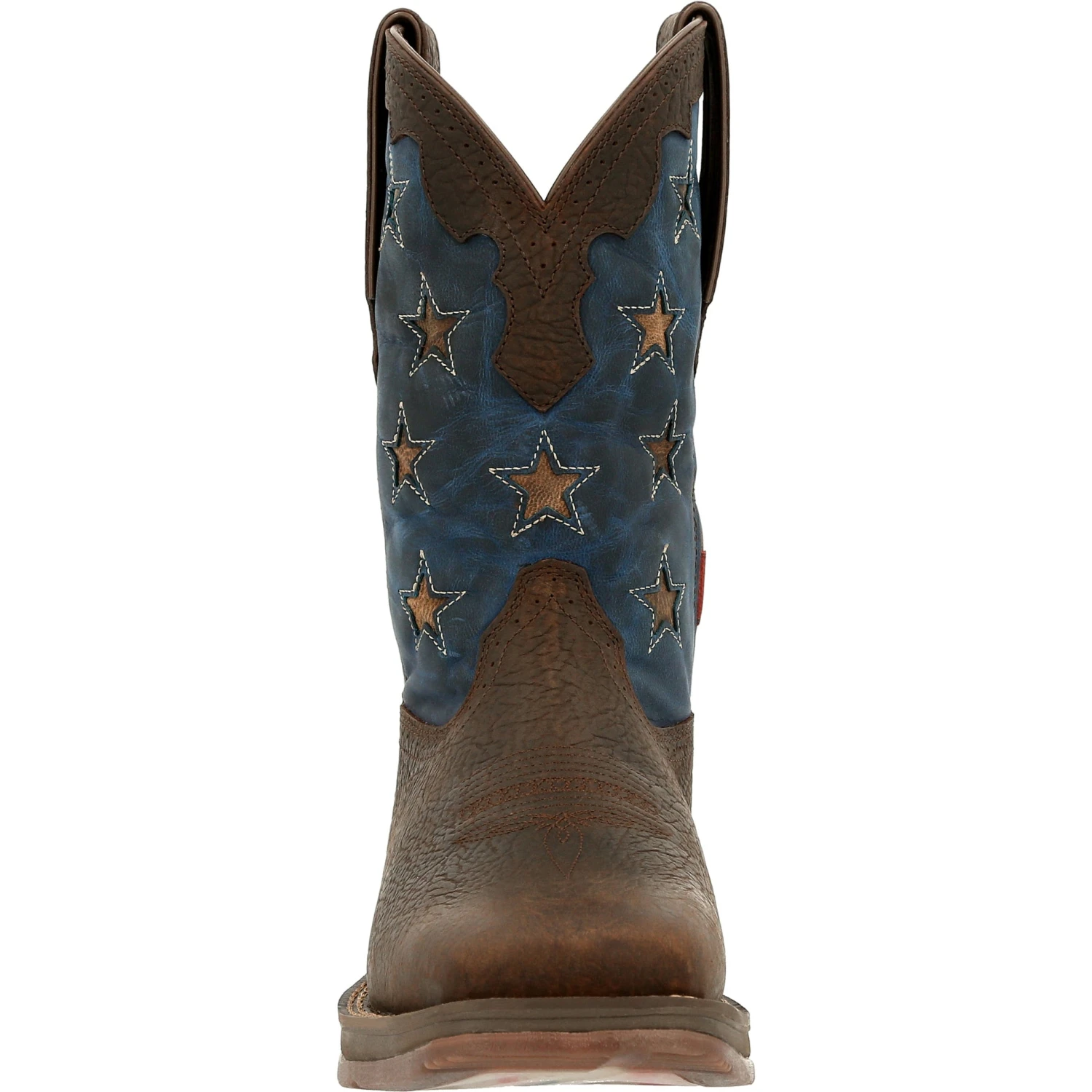 Durango Men's Rebel Vintage Flag Dark Brown Western Boots DDB0328 7 Durango Men's Rebel Vintage Flag Dark Brown Western Boots DDB0328 - Image 7