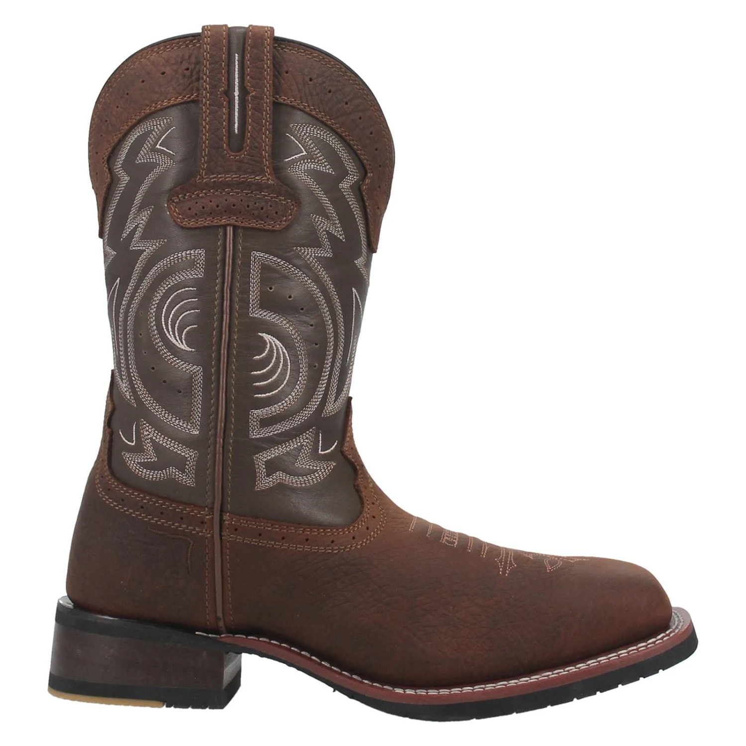 Dan Post® Men's Pedernales Brown Square Toe Boot DP6015-BN 4 Dan Post® Men's Pedernales Brown Square Toe Boot DP6015-BN - Image 4