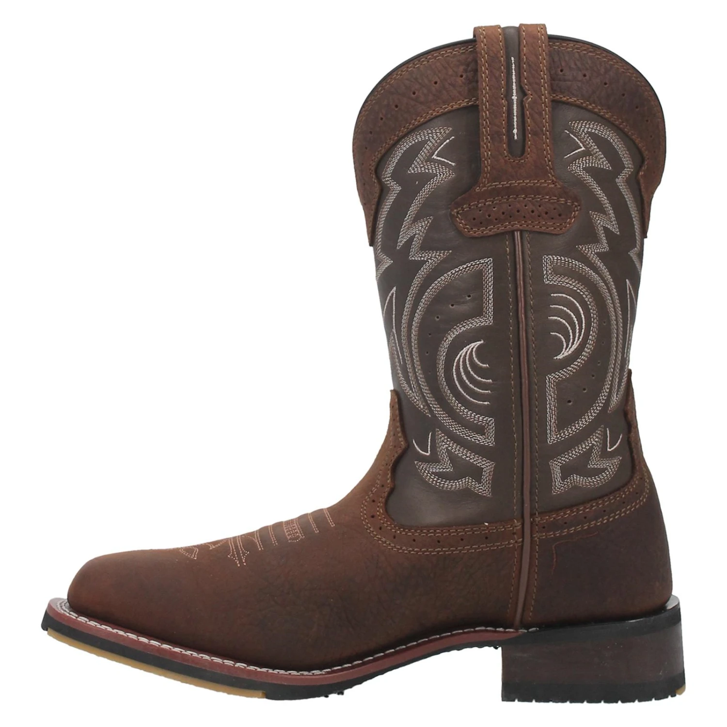 Dan Post® Men's Pedernales Brown Square Toe Boot DP6015-BN 6 Dan Post® Men's Pedernales Brown Square Toe Boot DP6015-BN - Image 6