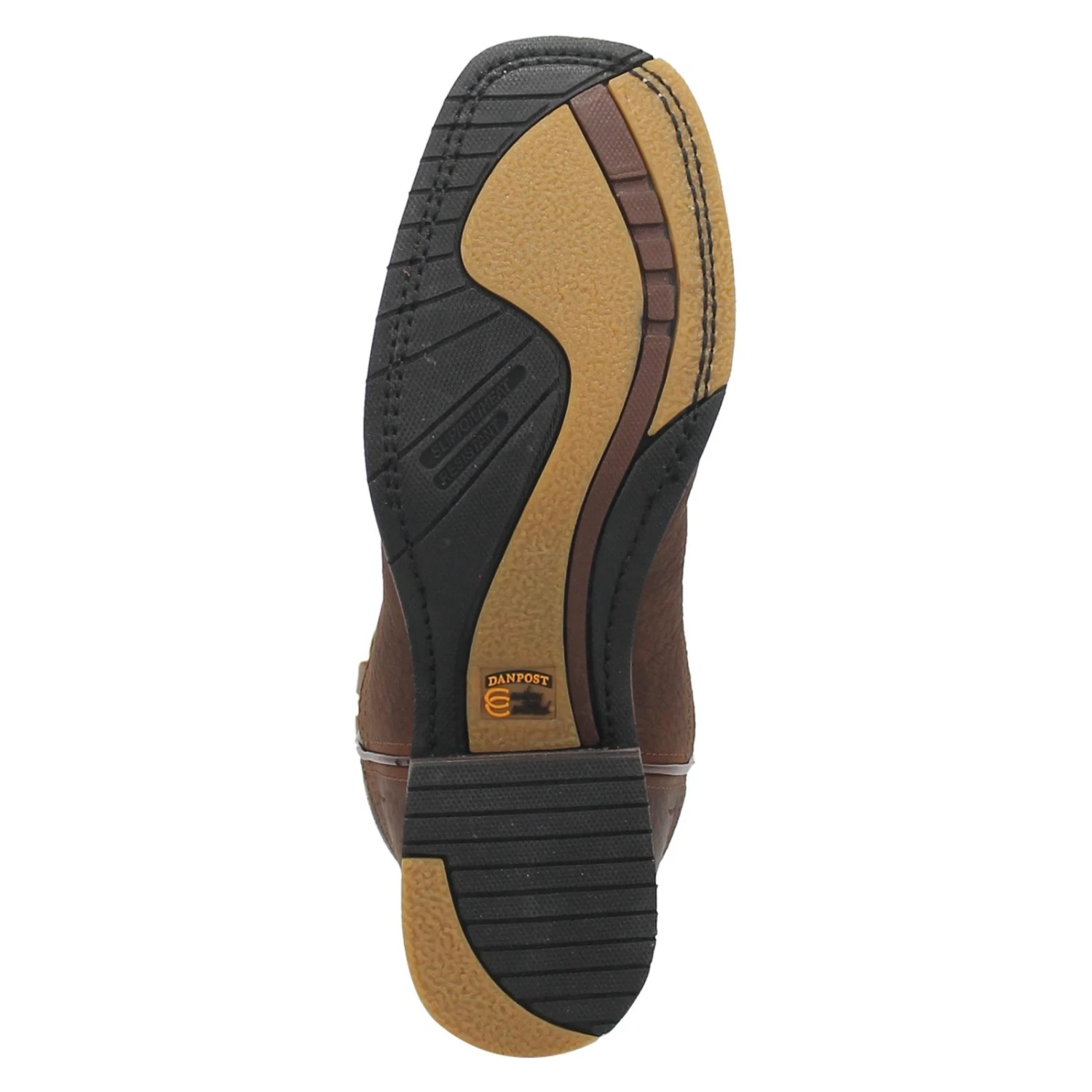 Dan Post® Men's Pedernales Brown Square Toe Boot DP6015-BN 3 Dan Post® Men's Pedernales Brown Square Toe Boot DP6015-BN - Image 3