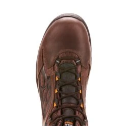 Ariat Men's Rebar Flex 6" H2O Dark Brown Composite Toe Work Boots 10025006 -Ariat Boot Shop F18 MNS Rebar Flex H2O Simmons 10025006 top