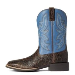 Ariat Men's Sport Sow Country Clear Blue Western Boots 10038361 -Ariat Boot Shop F21 MNS WEST 10038361 side