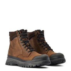 Ariat Men's Moresby Brown & Olive Waterproof Boot 10042559 -Ariat Boot Shop F22 MNS ENGL 10042559 pair