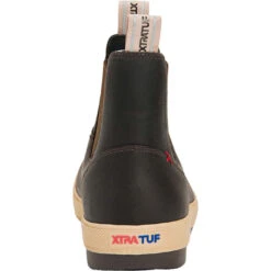 XTRATUF Men's Legacy Leather Chelsea Brown Waterproof Boots LCM-900 -Ariat Boot Shop LCM900 4 EXTRALARGE