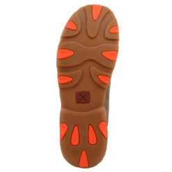 Twisted X Men's Neon Orange Brown Bomber Driving Mocs MDM0019 7 Twisted X Men's Neon Orange Brown Bomber Driving Mocs MDM0019 -Ariat Boot Shop MDM0019 03