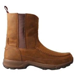 Twisted X 8" Pull On Hiker- Distressed Saddle Work Boot MHKB003 -Ariat Boot Shop MHKB003 4