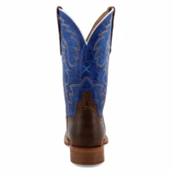 Twisted X® 12" Rancher Indigo Blue & Brown Square Toe Boots MRAL029 -Ariat Boot Shop MRAL029 2