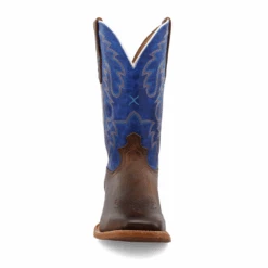 Twisted X® 12" Rancher Indigo Blue & Brown Square Toe Boots MRAL029 -Ariat Boot Shop MRAL029 3