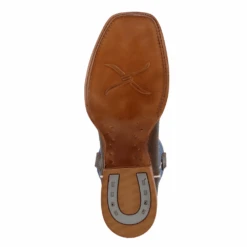 Twisted X® 12" Rancher Indigo Blue & Brown Square Toe Boots MRAL029 -Ariat Boot Shop MRAL029 4