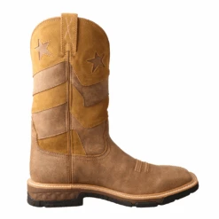 Twisted X® Men's Bomber & Bomber Brown Square Toe Work Boots MXB0009 -Ariat Boot Shop MXB0009 1