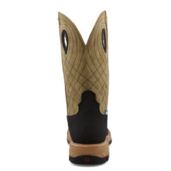 Twisted X® Men's 12" Western Charcoal & Kiwi Square Toe Work Boots MXBW007 7 Twisted X® Men's 12" Western Charcoal & Kiwi Square Toe Work Boots MXBW007 -Ariat Boot Shop MXBW007 06
