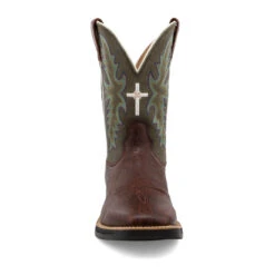 Twisted X® Men's 11" Tech X Brown & Green Boots MXW0004 -Ariat Boot Shop MXW0004 5